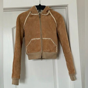 Vintage Abercrombie and Fitch 100% Leather Shell Jacket